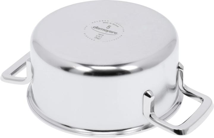 Actual product image Demeyere Intense 5 Casserole 16cm with double-walled lid (Pot, Stainless steel)