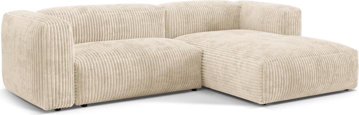 Image du produit Micadoni Canapé D'Angle Droit Modulaire, "Martina", 2 Places, 283x176x75 Fabriqué en Europe (Canapé modulaire, Canapé d'angle)