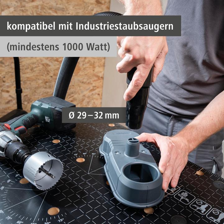 Actual product image wolfcraft 1 dust extraction unit for hole saws / drills