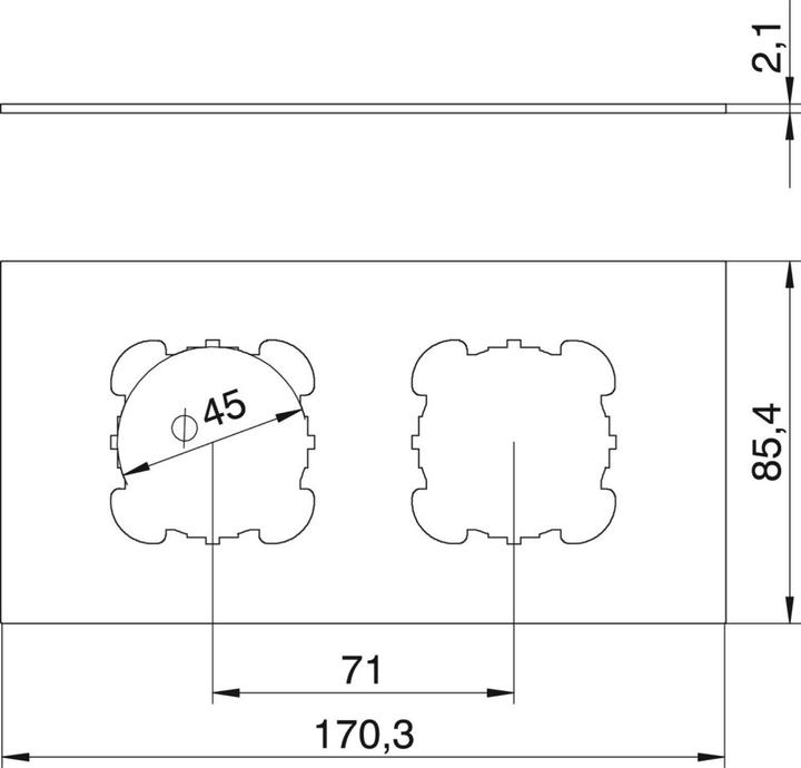 Actual product image OBO Bettermann T8NL P3 7035 cover