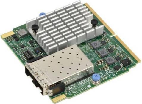 Supermicro 25GbE SIOM AOC-M25G-i2SM AOC-M25G-i2SM-O - Interface card