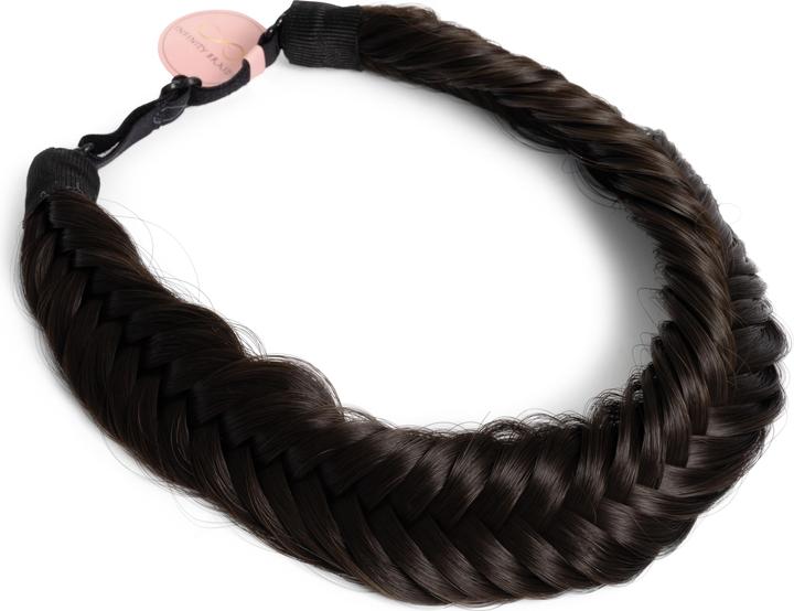 Actual product image Infinity Braids Fishtail Braid Jolie Havana Roots