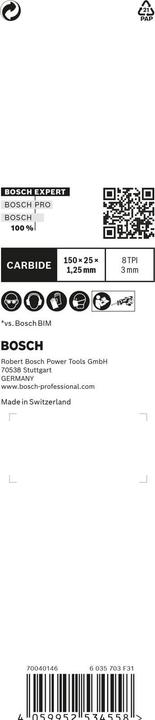 Produktbild Bosch Professional Zubehör EXPERT ‘Thick Tough Metal’ S 955 CHC Säbelsägeblatt, 1 Stück