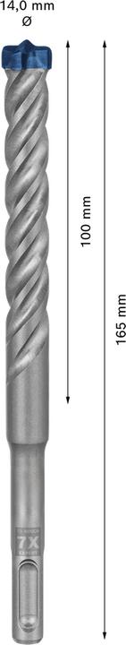 Actual product image Bosch Professional Zubehör SDS plus-7x (14 mm)