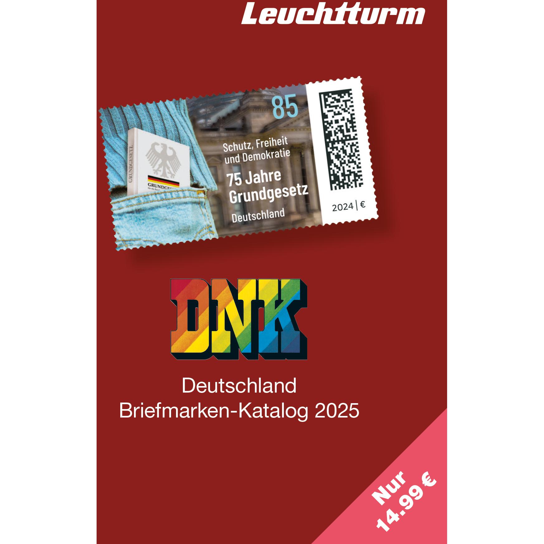 DNK 2025 - Deutscher Briefmarkenkatalog 2025, Ratgeber von Leuchtturm Gruppe Gmbh & Co. Kg
