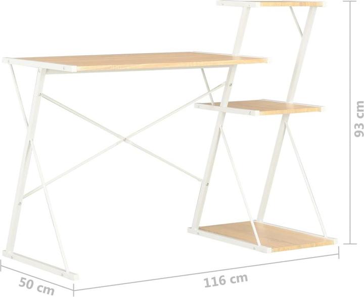 Actual product image vidaXL Schreibtisch (50 x 50 x 93 cm)