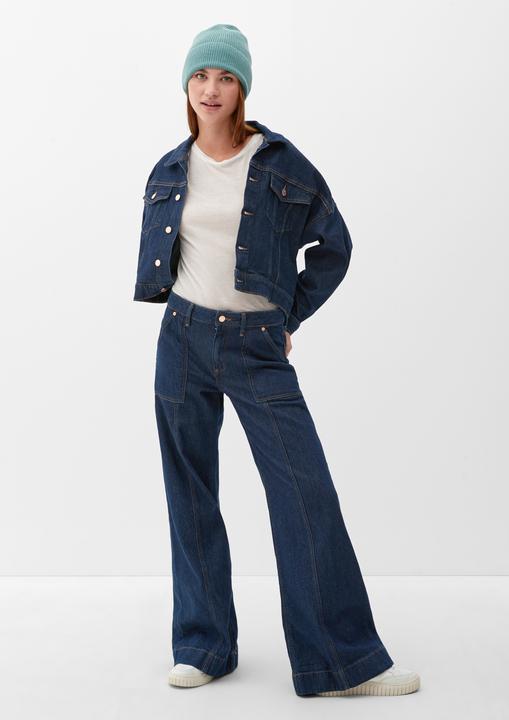 Immagine prodotto s.Oliver Indoor-Jacke Denimjacke im Boxy-Stil (L)