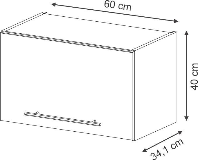 Produktbild Vicco Küchenschränke  Fame-Line (60 x 34.10 x 40 cm)