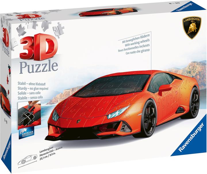 Produktbild Ravensburger Lamborghini Huracán EVO - Arancio (108 Teile)