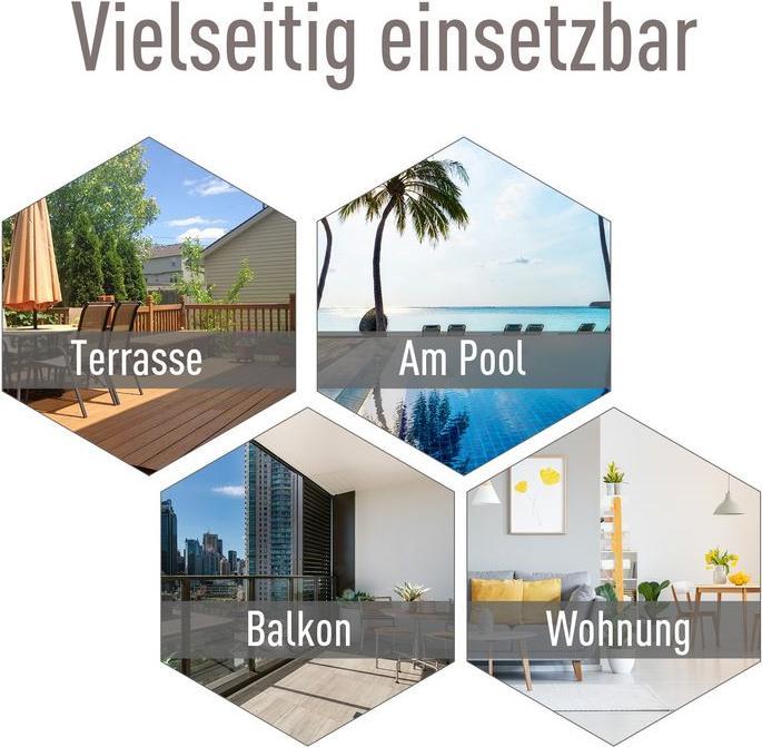 Image du produit Swisshandel24 Campingstühle 2er Set Klappstuhl, Armlehnen, Metall Schwarz 58x64x94cm