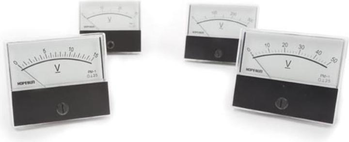 Image du produit Velleman VOLTMETRE ANALOGIQUE DE TABLEAU 15V CC / 70 x 60mm