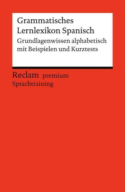 Grammatisches Lernlexikon Spanisch (German, Spanish, Montserrat Varela Navarro, 2025)