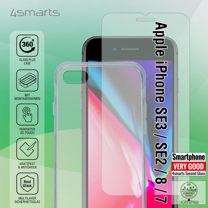 Productafbeelding 4smarts 360° startset X-Pro (Apple iPhone SE (3e generatie), Sharp Aquos Sense2)