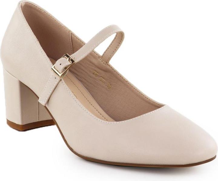 Produktbild Leone Nude low-heeled pumps with strap Sergio PB176 (40)