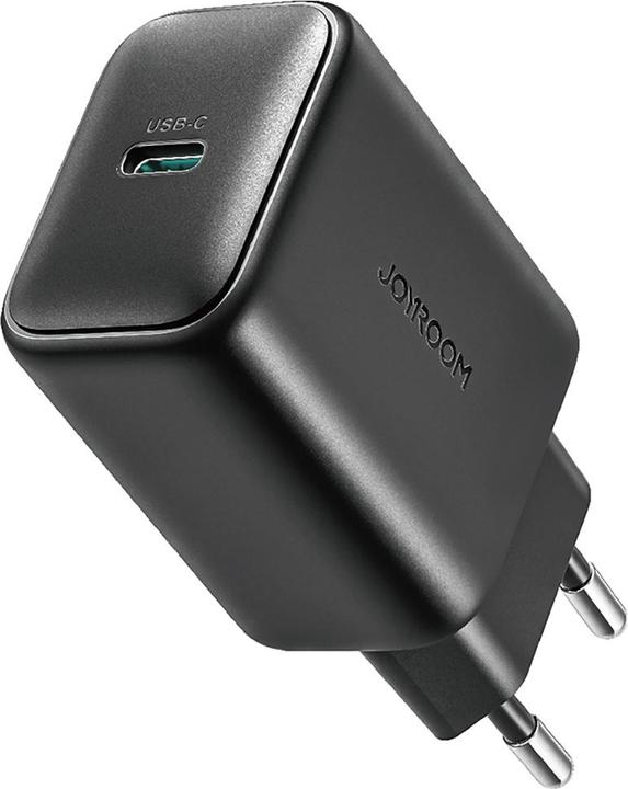 Produktbild Joyroom 25W Single USB-C Charger with 60W C to C Cable, 1m - Black (25 W, 1 Port)