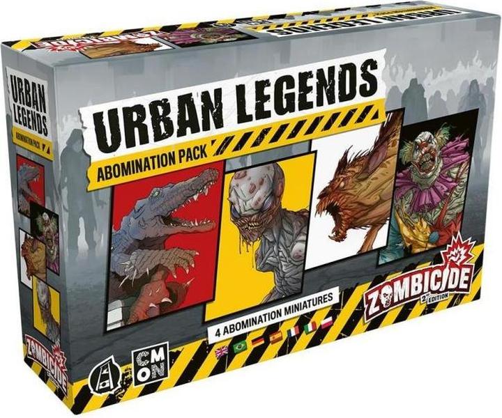 Immagine prodotto Cmon CMND1221 - Zombicide 2nd Edition: Urban Legends, per 1-6 giocatori, età 14+ (espansione EN) (Tedesco)