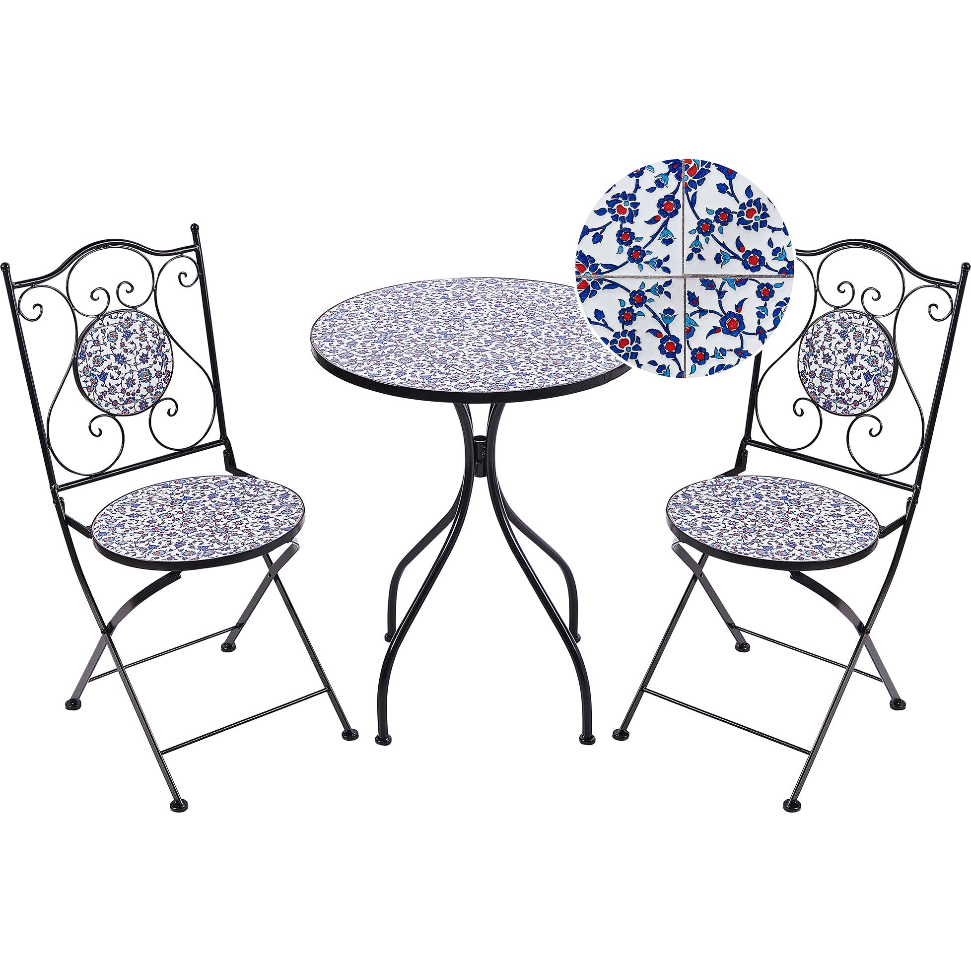 Beliani, Gartentisch + Balkontisch, Camprena (60 cm)