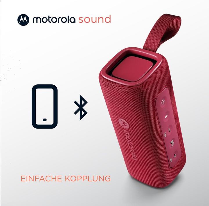 Produktbild Motorola ROKR 600 30W BT Speaker IP67 red (6 h)