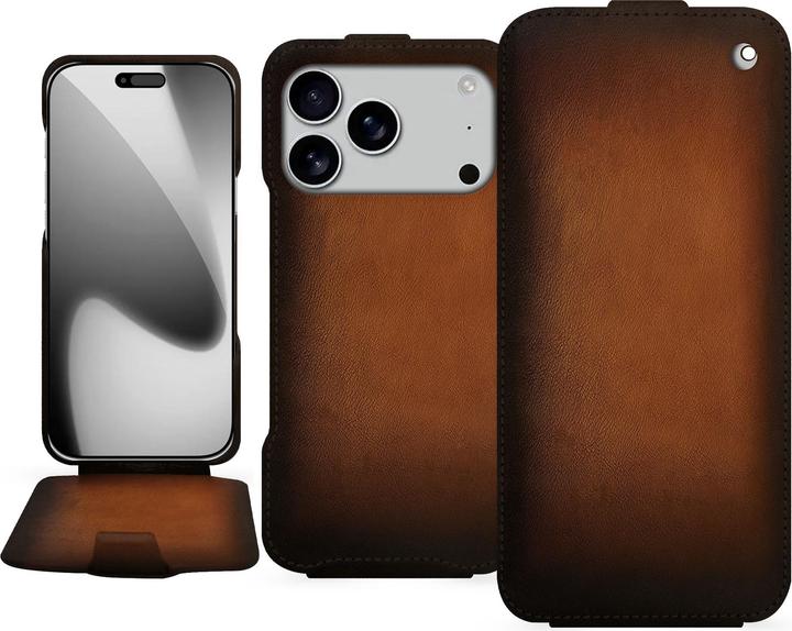 Actual product image Noreve Vertical leather shell (Apple iPhone 17 Pro)