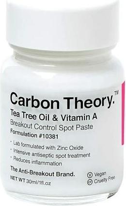 Carbon Theory Tea Tree Oil & Vitamin A Breakout Control 30ml - New (Körperlotion, 30 ml)