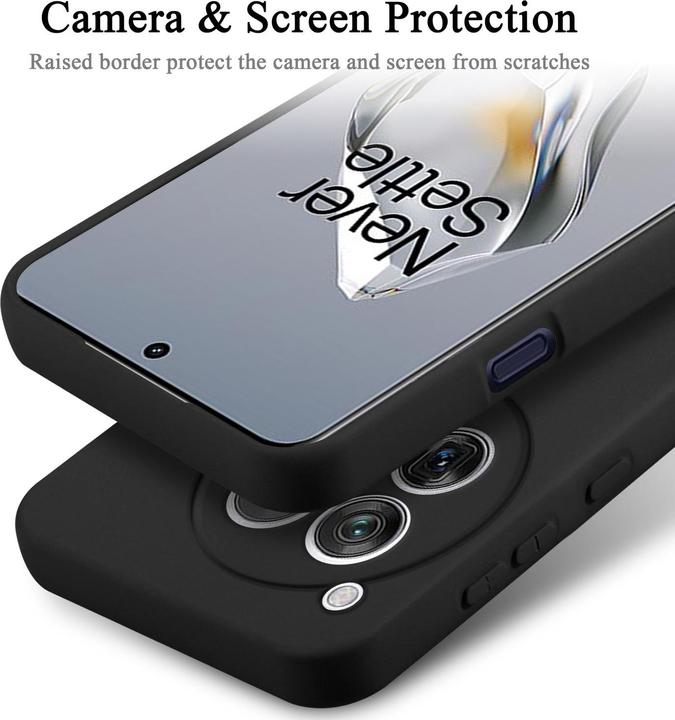 Actual product image Cadorabo Case for OnePlus 12 TPU in liquid protection silicone design (OnePlus 12)