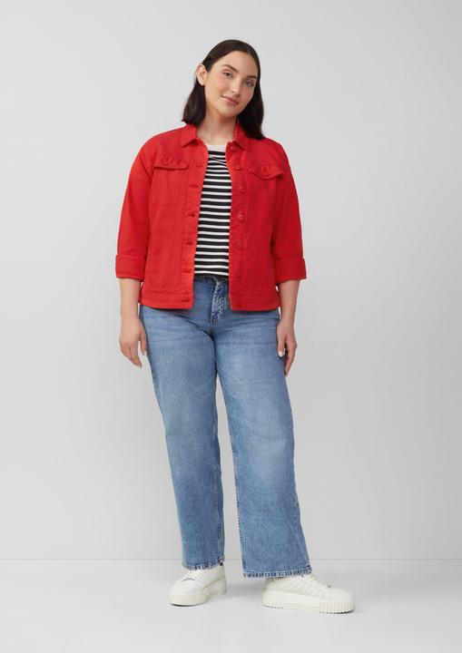 Image du produit S.Oliver Indoor-Jacke Elastische Jeansjacke mit seitlichen Eingrifftaschen (46)