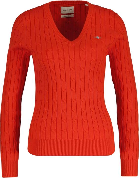 Produktbild GANT Stretch Cotton Cable V-Neck (L)