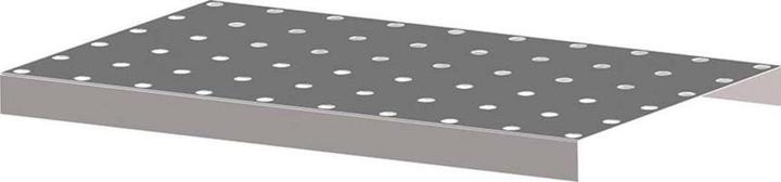 Actual product image Bauer Südlohn Bauer perforated plate grating, galvanised for KGW 2