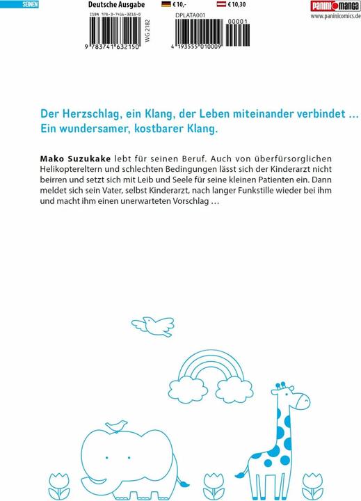Immagine prodotto Panini Die Früchte der Platane - Ein Kinderarzt mit Herz (Tedesco, Toshiya Higashimoto, Alexandra Klepper, 2023)