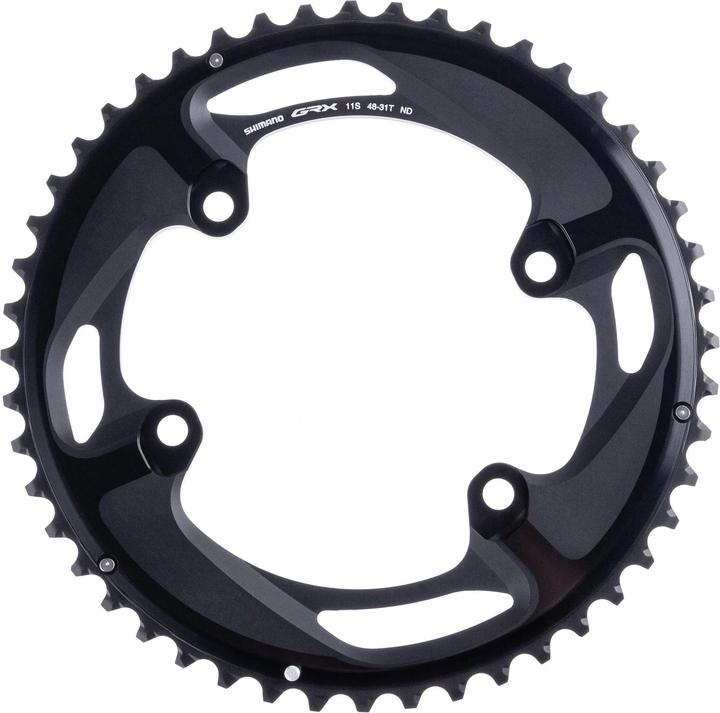 Actual product image Shimano Chainring GRX FC-RX810 48/31 48 teeth (48)