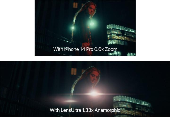 Produktbild ShiftCam Smartphone-Objektiv LensUltra 1.33x Anamorphic