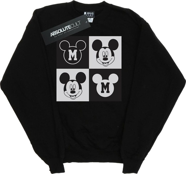 Immagine prodotto Disney Mickey Mouse Smiling Squares Felpa Uomo (3XL)
