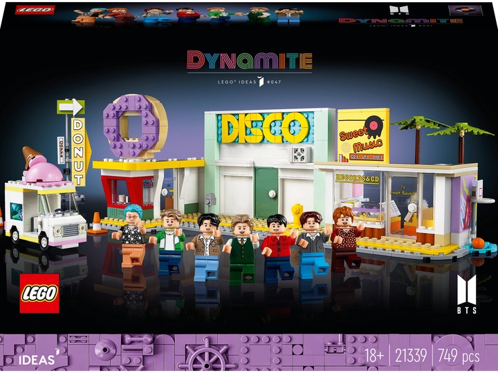Actual product image LEGO Ideas BTS Dynamite (21339, LEGO Ideas, LEGO Rare Sets)