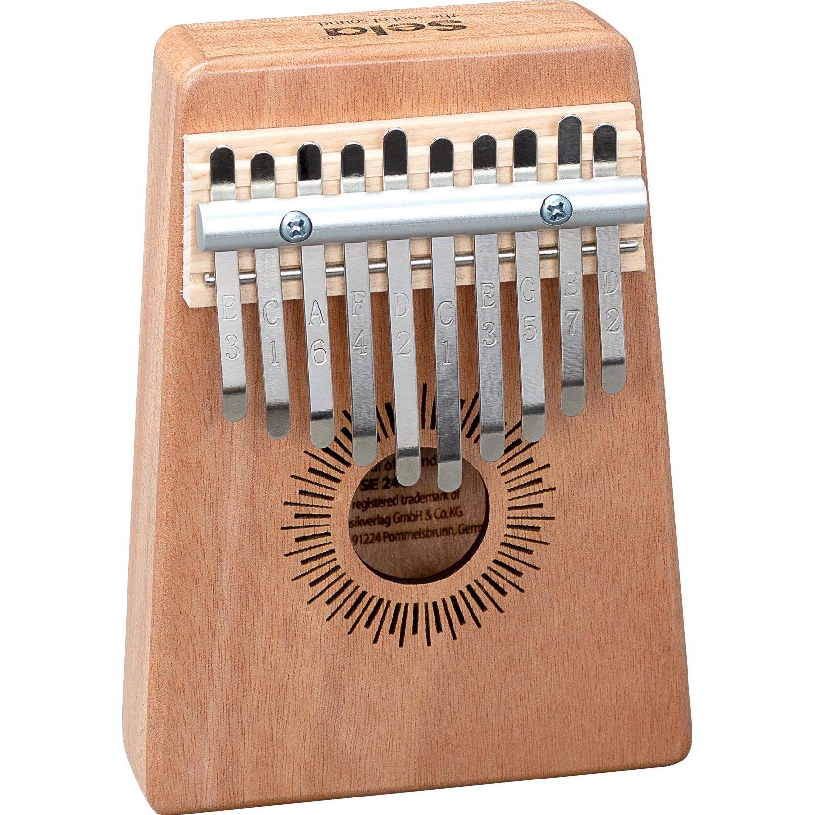Sela Kalimba Mahagoni 10, Perkussion, Braun