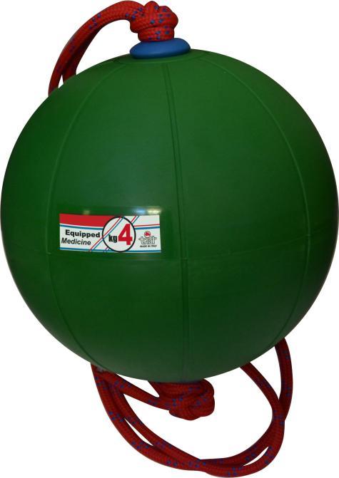 Actual product image Trial ® Spezial-Medizinball mit Seilführung (4 kg, 290 mm)