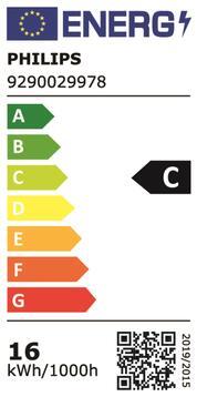 Energie-Label Philips LED-Tube (G13, 15.50 W, 2500 lm, 1 x, C)