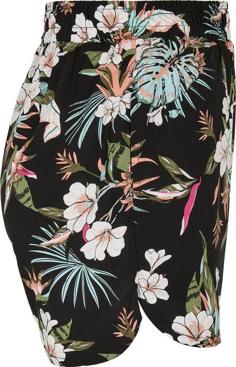 Actual product image Urban Classics Ladies AOP Viscose Resort Shorts (XS)