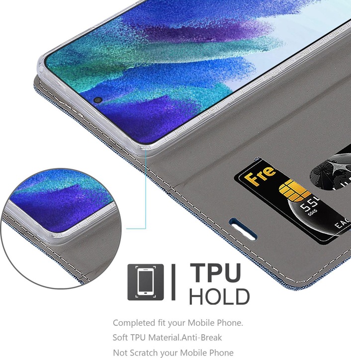 Actual product image Cadorabo Jeans Book Cover (Samsung Galaxy S22+)