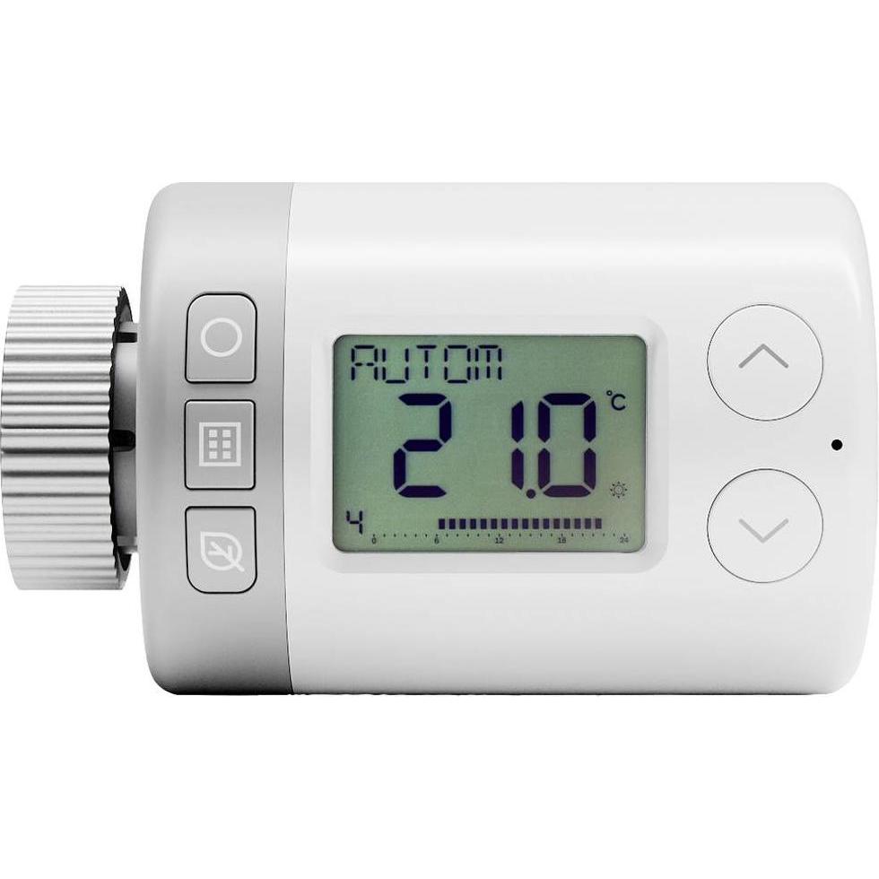 Honeywell HR10R Rondostat Heizkörperthermostat elektronisch 5 bis 30°C, Thermostat, Weiss