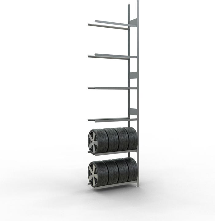 Produktbild Schulte Lagertechnik Räder-Anbauregal MULTIplus151