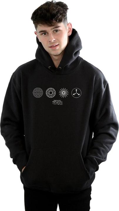 Image du produit Fantastic Beasts - Sweat à capuche CIRCULAR ICONS - Homme (S)
