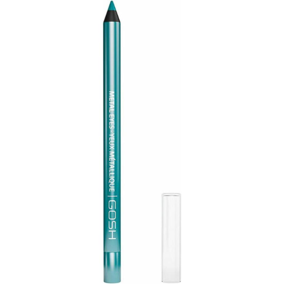 Thumbnail - Gosh, Eyeliner + Kajal, METAL EYES waterproof eyeliner #005-turquoise 1,2 gr (005)