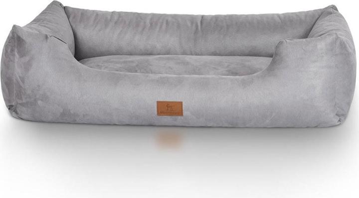 Knuffelwuff Dog Bed Dreamline Velour XXXL, 155 x 105 cm, Grey (Dog)