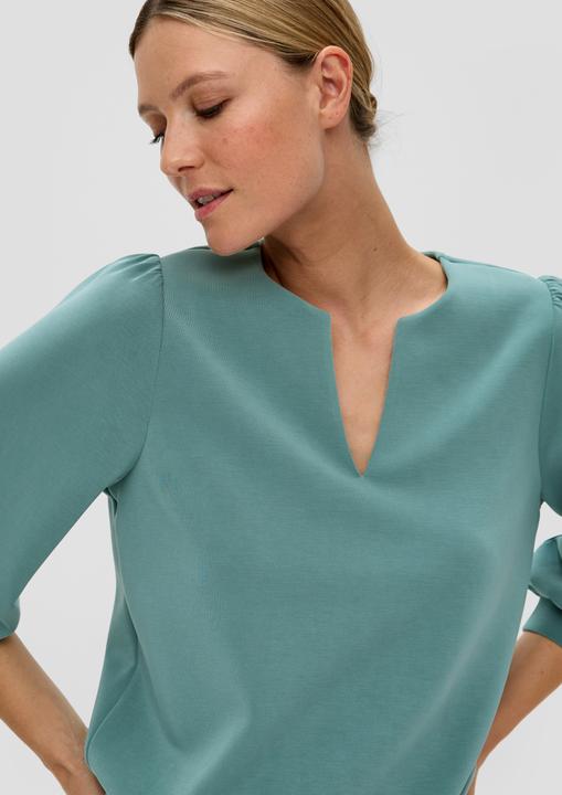 Produktbild s.Oliver Sweatshirt Langarmshirt mit Tunika-Ausschnitt (44)