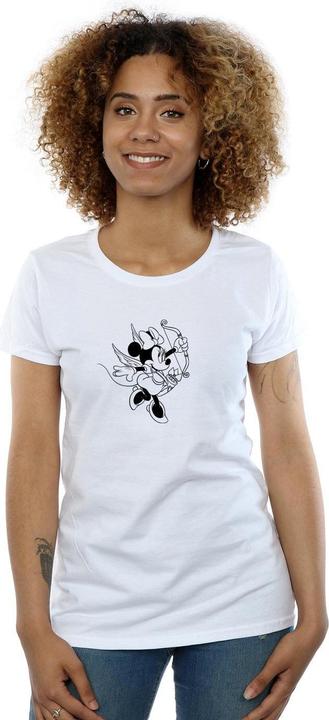 Actual product image Disney Womens/Ladies Minnie Mouse Love Cherub Cotton T-Shirt (S)