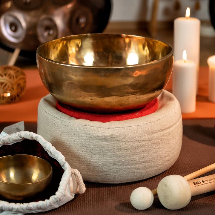 Actual product image Sela Singing bowl se266 Harmony Singing Bowl 29 with mallet (Drum)