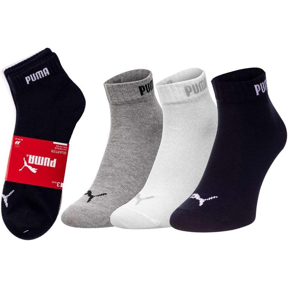 Puma Quarter Socken 3er Pack Quarter, Unisex, Navy, 40-42 (39 - 42) (25211084)