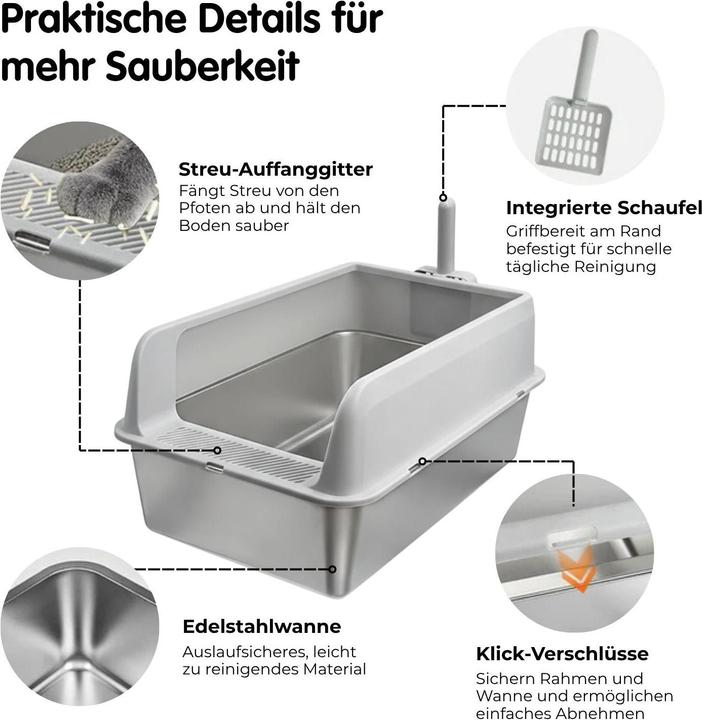 Image du produit Hermex Katzentoilette (Bac à litière ouvert)