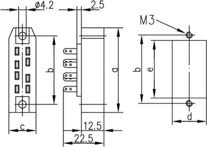 Produktbild Telegärtner Federleiste B 30 Lötanschluss 30-pol J00042A0919