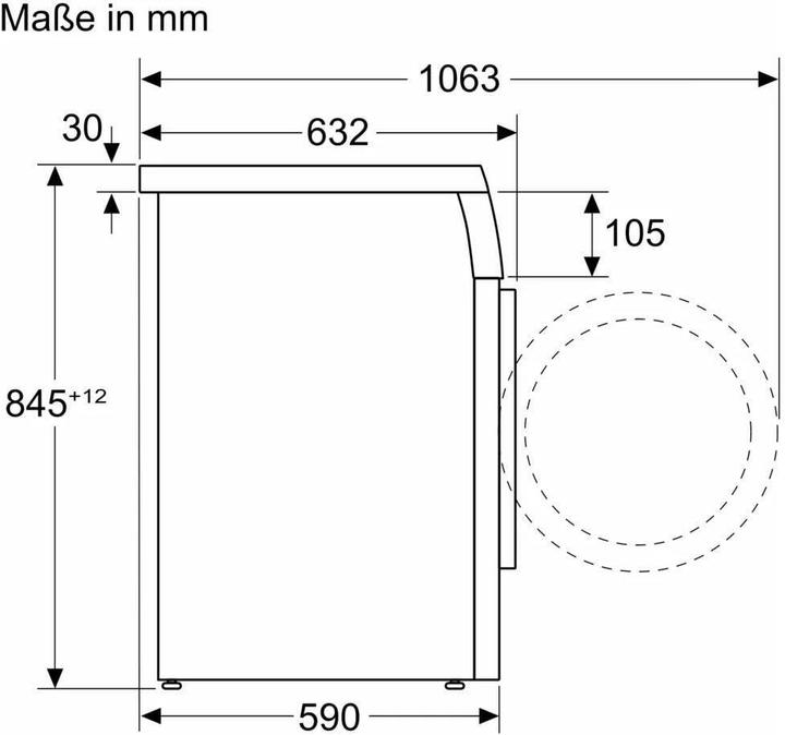 Immagine prodotto Bosch Hausgeräte Serie 6 WUU28T10CH (9 kg, A sinistra)